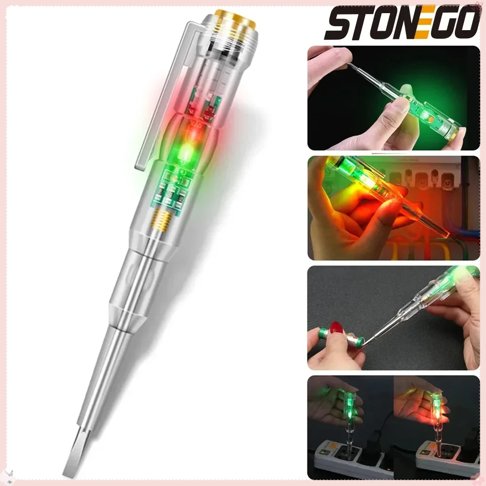 1PC Voltage Tester Pen 70V-250V Induction Power Detector Screwdriver Circuit Indicator