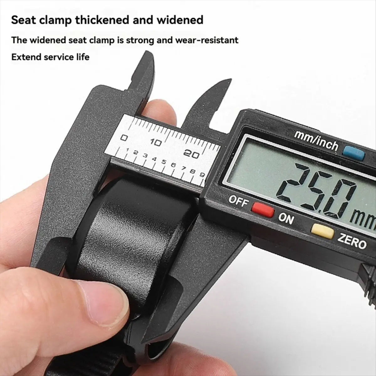 ABJV Folding Bicycle Seat Pipe Clamp Quick Release Lever for Seat for Driver'S Seat Pipe Clamp Inner Diameter 38mm