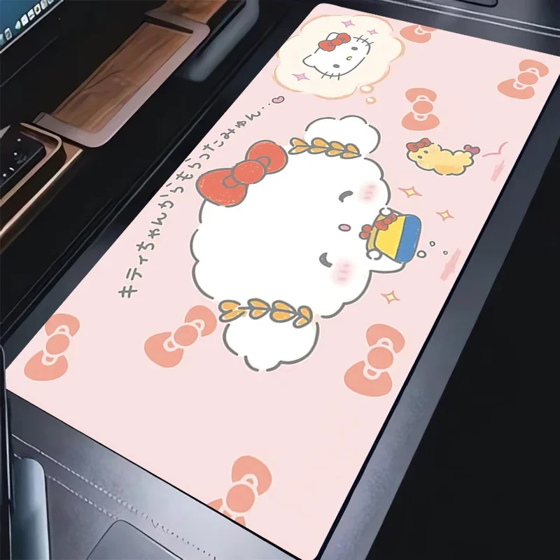 Mouse Pad PC Cartoon Flower C-cogimyun Pattern Mousepad Laptop HD Print Cute Anime Desktop Mouse Mat Kawaii Gaming Keyboard Pad