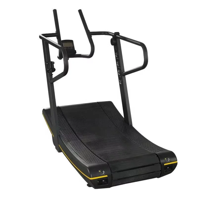 

ZF8900 Non-Electric Curved Treadmill Self-Powered with LCD Display for Natural Home Exercise and Gym Use Manual Folding