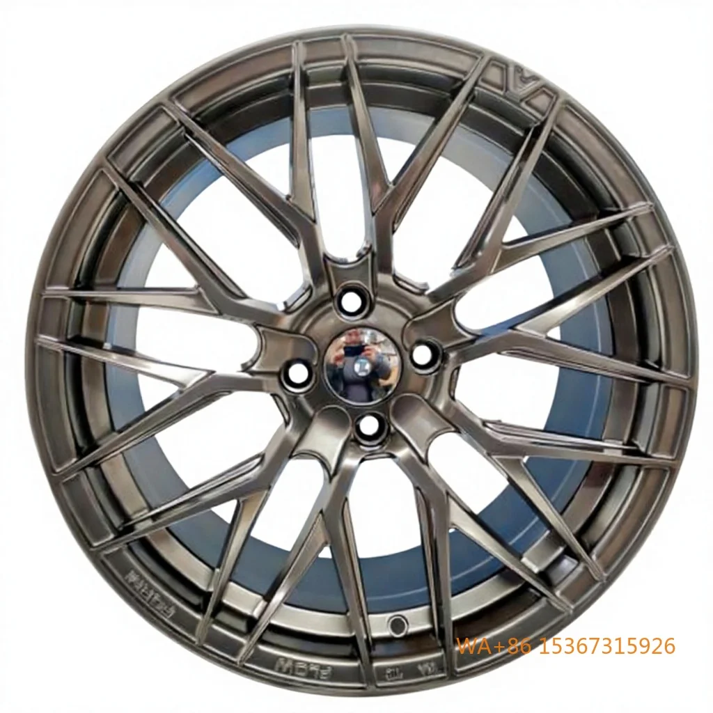 

Aluminum Alloy 15-21 Inch Passenger Car Replacement Wheels Black Finish Multi Spoke Design OEM Universal Fitment