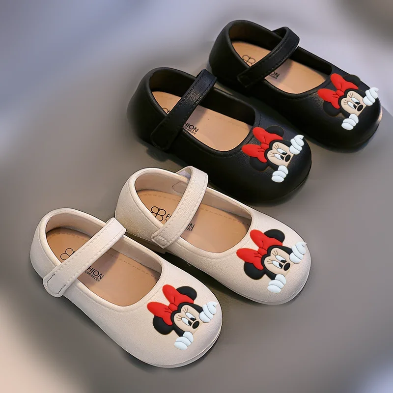 

minnie Girl children Non-slip Beach Shoes first walkers Disney Summer New kids Princess Casual Shoes Mickey Mouse EVA Sandals