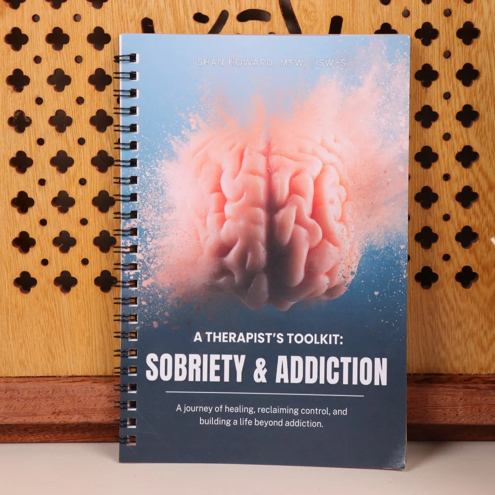 

Addiction and Relapse Recovery Workbook Notebook - CBT Cognitive Behavioral Therapy Tool,Treatment Worksheet, Healing Guide