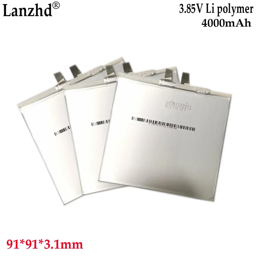 NUOVA batteria al litio ai polimeri di litio da 3,85 V per batteria per tablet portatile Batteria per notebook da 4000 mAh 319191    91*91*3mm
