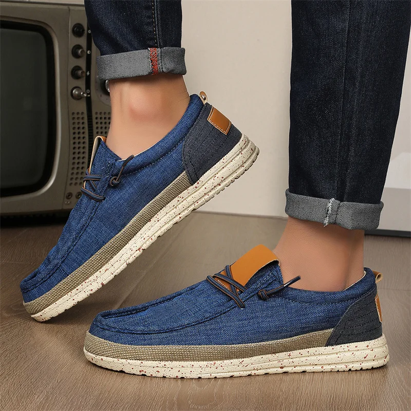 Cheap Shoes Loafers for Men Fashion Blue Men's Summers Size 39-48 Breathable Flat Casual Shoes Men Footwear Mocasines De Hombre