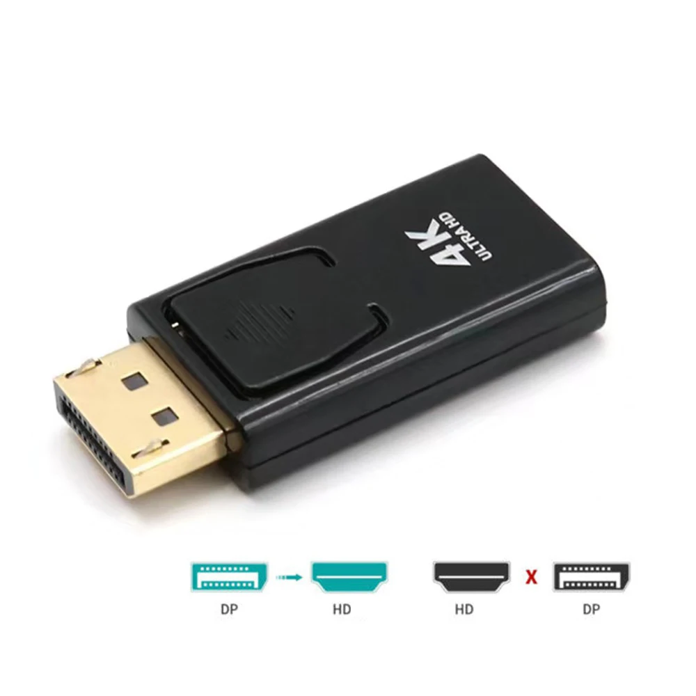 Display Port DisplayPort DP Male to HDMI-Compatible Female Converter Cable Adapter Video Audio Connector for HDTV PC