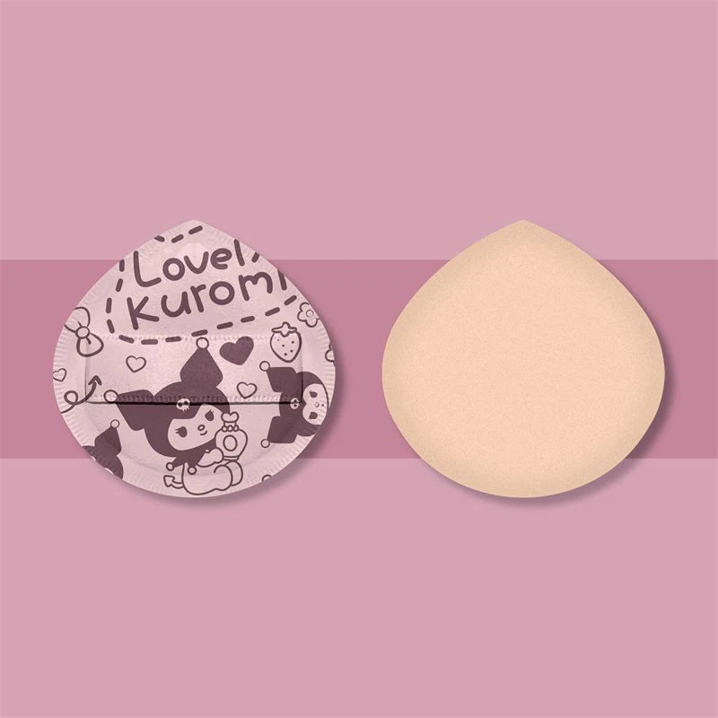 Sanrio Makeup Sponge Puff Kuromi Makeup Concealer Super Soft Elastic Cotton Face Base Make Up Cosmetic Puff Beauty Tools