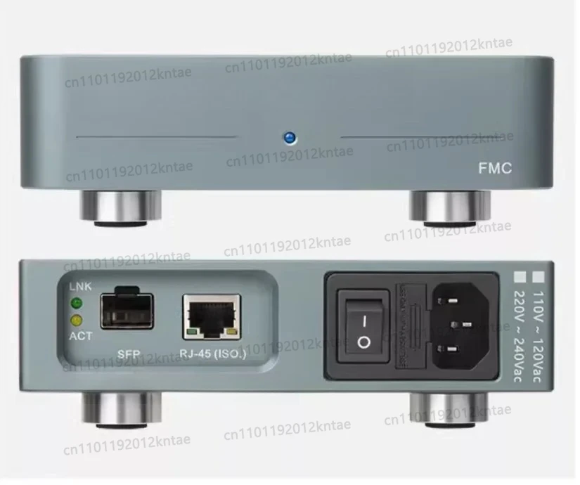Audio HIFI Fever Ethernet Purifier Fiber Optic Transceiver Constant Temperature Crystal Oscillator