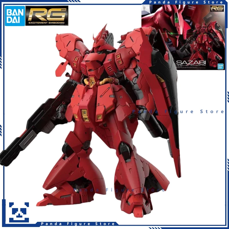 Bandai Original RG SAZABI GUNDAM 1/144 MSN-04S  Action Figure GUNPLA Boys Toy Mecha Model Gift Assembly Kit Collectible