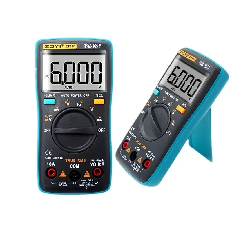 Zt102 Digitale Multimeter Zt100 Hoge Precisie Elektrische Multimeter Huishoudelijke Universele Meter