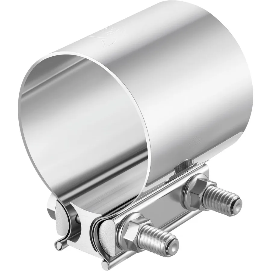 

3,0-дюймовый выхлопной зажим, стыковый ленточный зажим, муфта из нержавеющей стали для труб, глушников, каталитических нейтрализаторов, 4 шт.