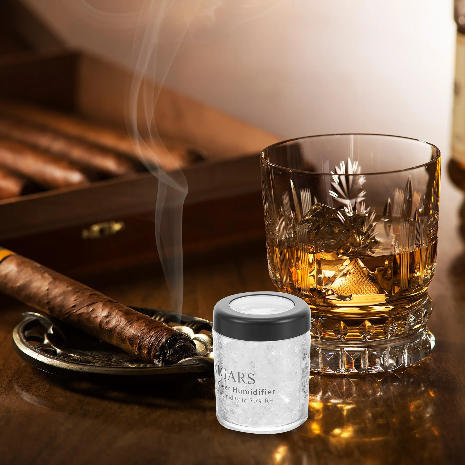 

Humidor Bottle Cool Constant Humidity Cooling Case Carry Carrying Cigarette Holder