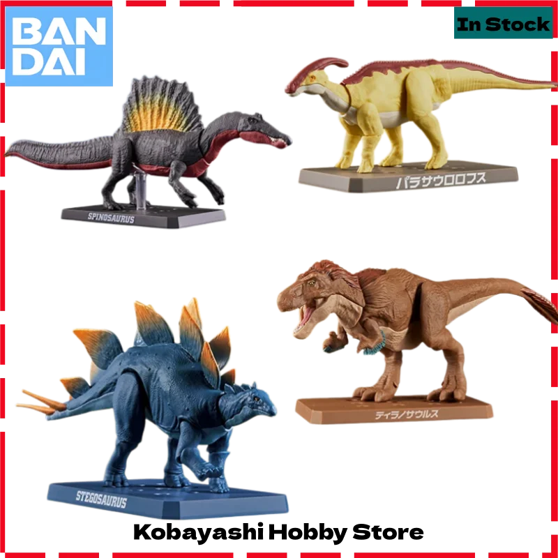 

Bandai Genuine Plannosaurus Tyrannosaurus Brachiosaurus Mosasaurus Collectible Assembly Model Toys Gift for Kids