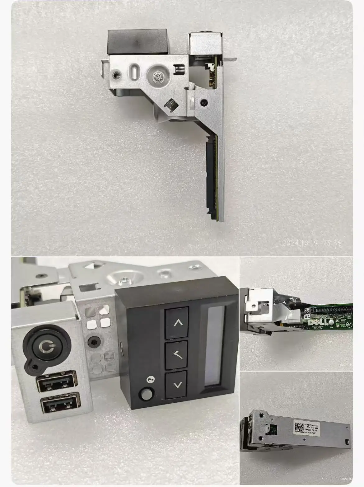 

0K736T K736T FOR dell T610 T710 Server Key Switch Board Control Panel, USB Front Panel, Brand New