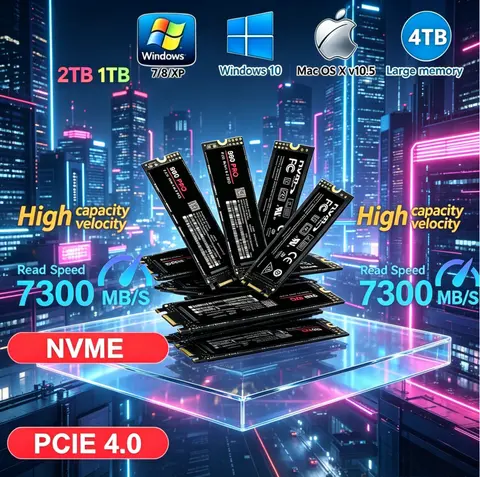 Original 980Pro 990Pro M.2 NVMe SSD 1TB PCIe 4.0 7400MB/s High Performance Internal Solid State Drive for Laptop Desktop PC