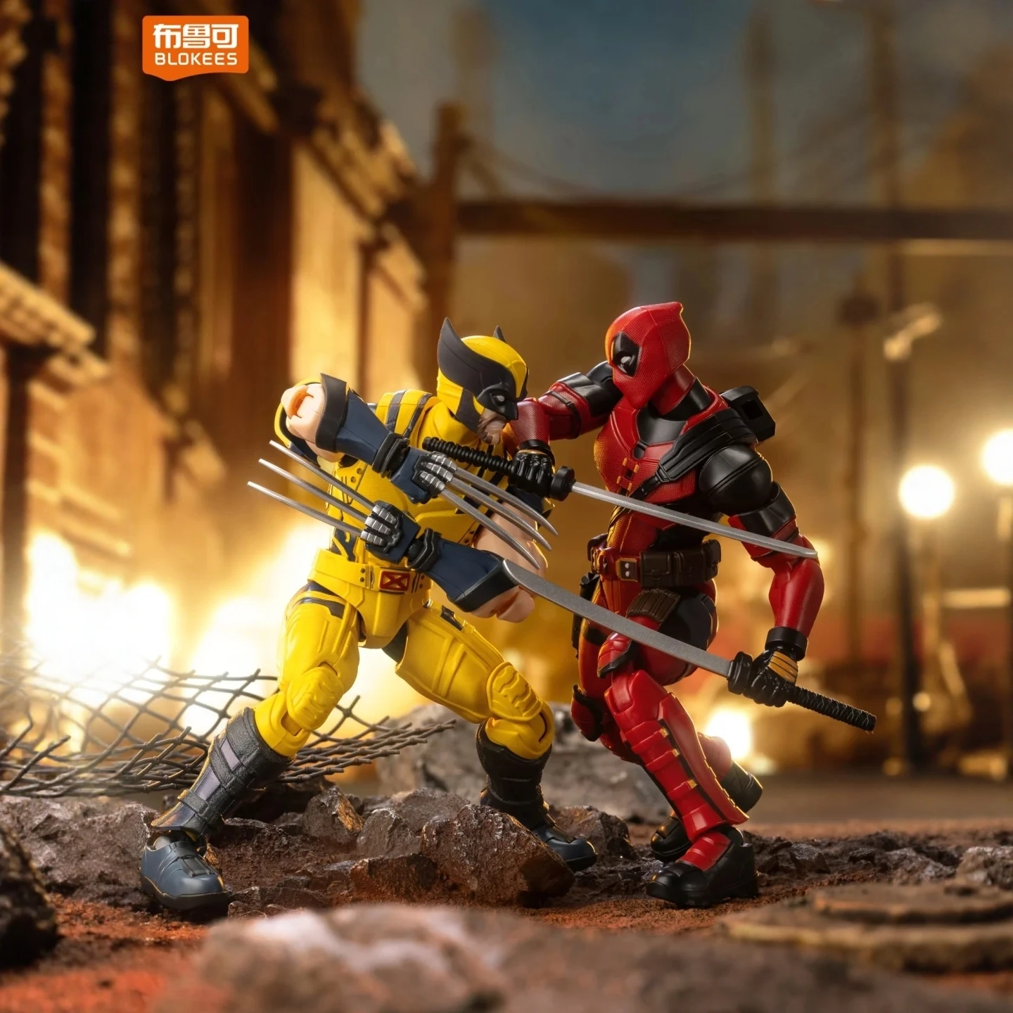 بلوك ديدبول ولفيرين X-Men لوجان وينستون ويلسون الجمعية عمل أرقام جمع فيلم دمية لعبة التنقل المشتركة الهدايا