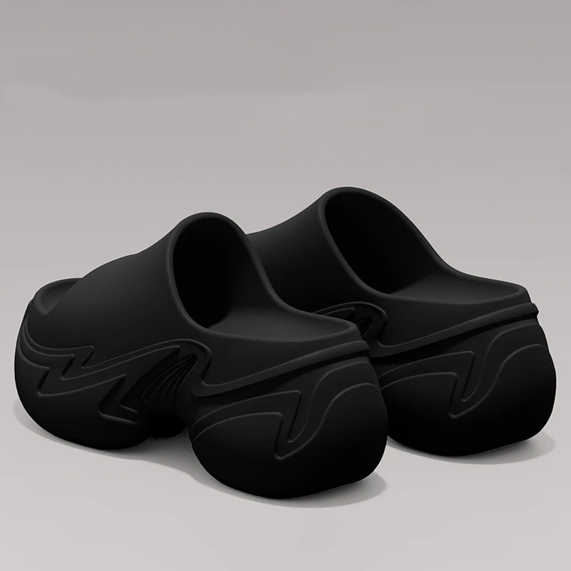 Comfort EVA Chunky Platform Lightweight Slippers Women Soft Thick Bottom Non Slip Beach Slippers Woman Height Increase Sandals image 6