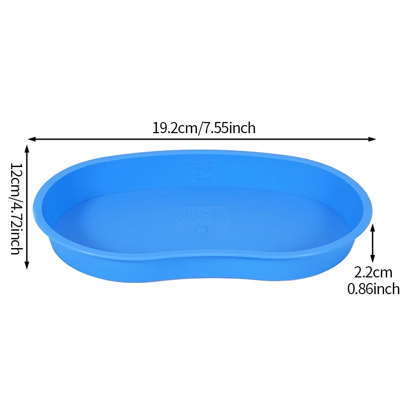 3pcs Dental Medical Surgical Plastic Tray Tattoo tray Surgical Disinfection Bending Plate Eyebrow Tattoo Sterilization Tools