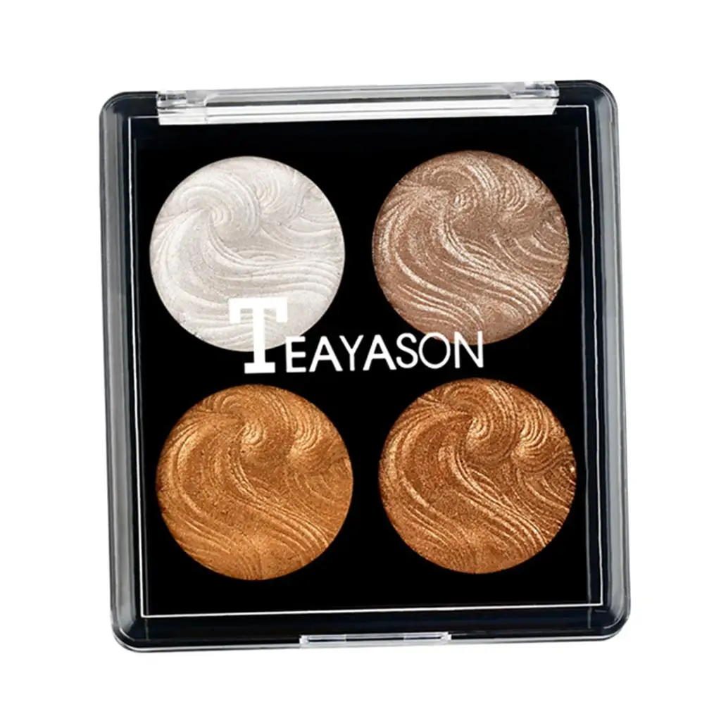 Matte Bronzer Palette with Highlighter Powder Face Contour Pressed Powder Waterproof for Makeup Cosmetics