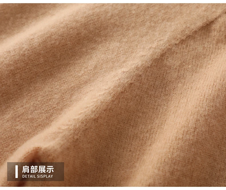 100% Merino Wool Sweater Men's Half high collar Knitted Hoodie Spring Autumn New Cashmere Sweater Versatile Menswear