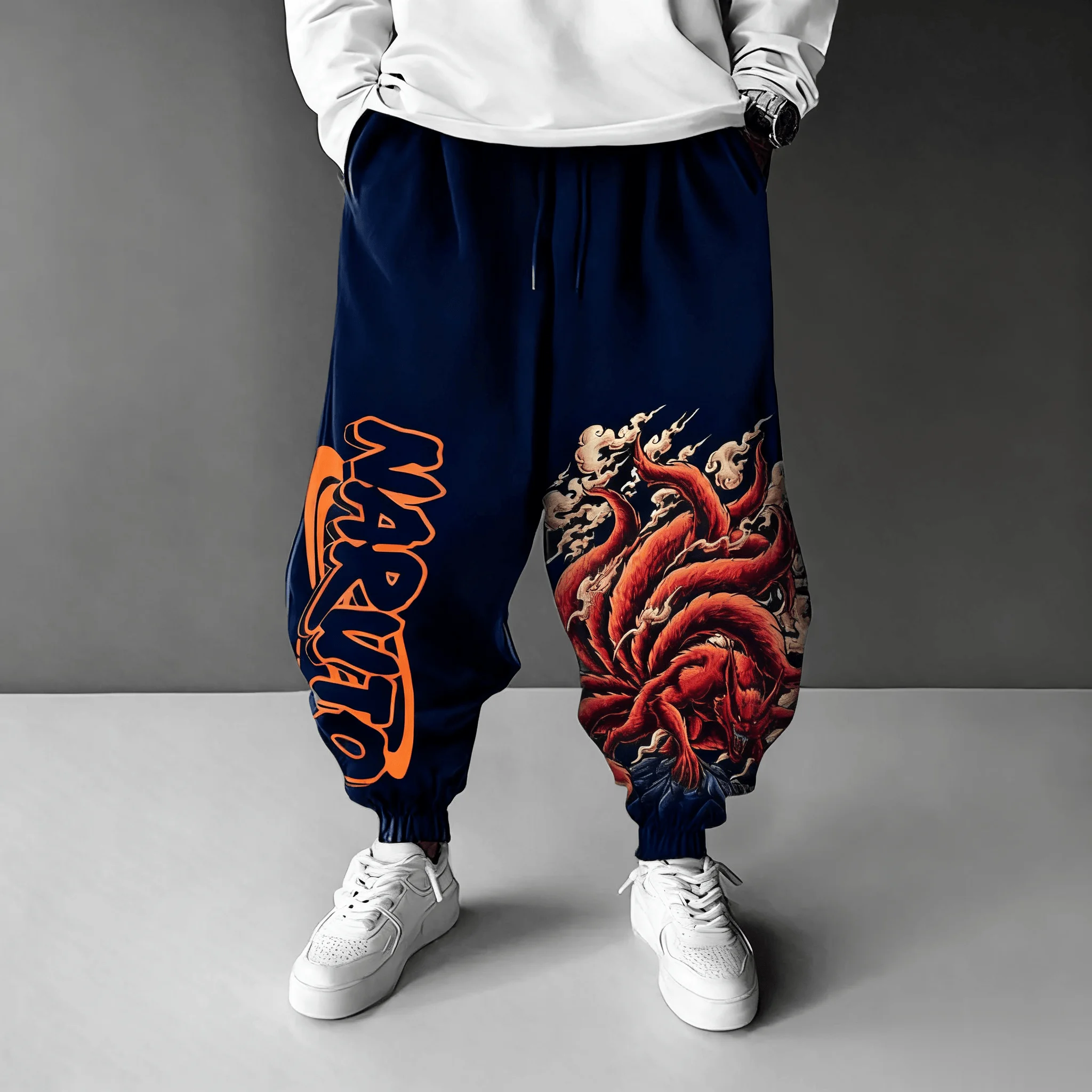

Naruto Anime Men's Pants Jogger Streetwear Cartoon Print Sweatpants Cotton Streetwear Casual Hip Hop Trousers Autumn Fashion New