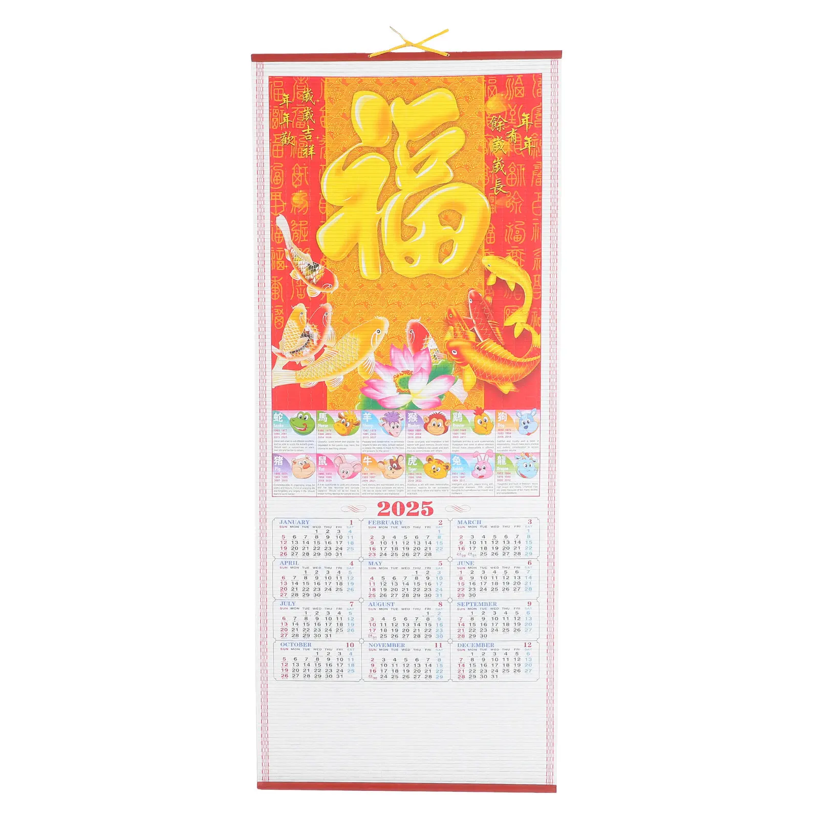 

2025 Hanging Wall Calendar Snake Year Multi-Functional Monthly Planner Daily Organizer for Office Home Use Decorative Painting