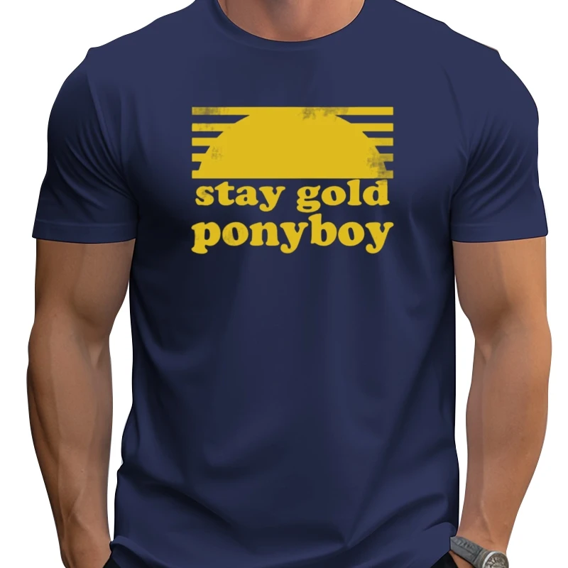 

Мужская футболка Stay gold ponyboy Женская футболка