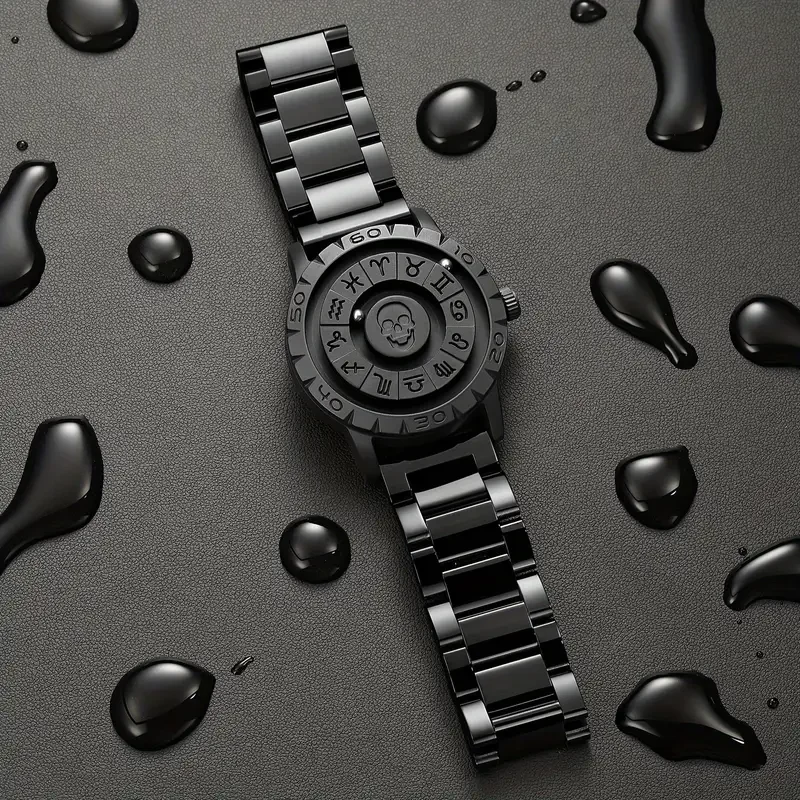 Fashion Magnetic Suspension Men Watches Stainless Steel Strap Man's Quartz Watch Reloj Hombre (Without Box) view 4
