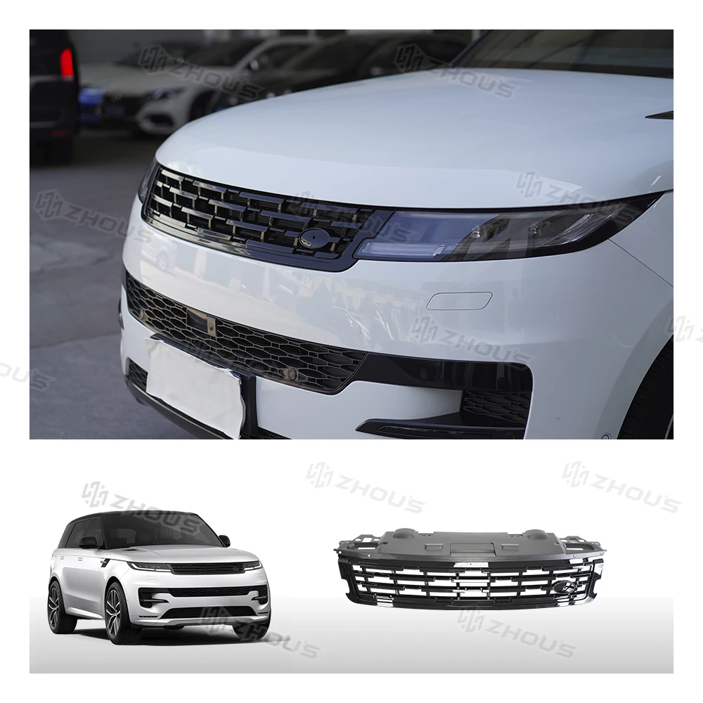 

Zhous Design Auto Accessories Car Spare Parts Front ABS Black SV Front Grille for Range Rover Sport L461