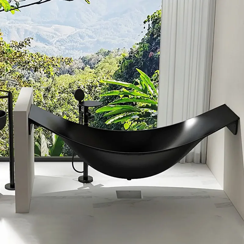 Hammock bath, hotel bed and breakfast bath, independent integrated artificial stone carbon fiber bath