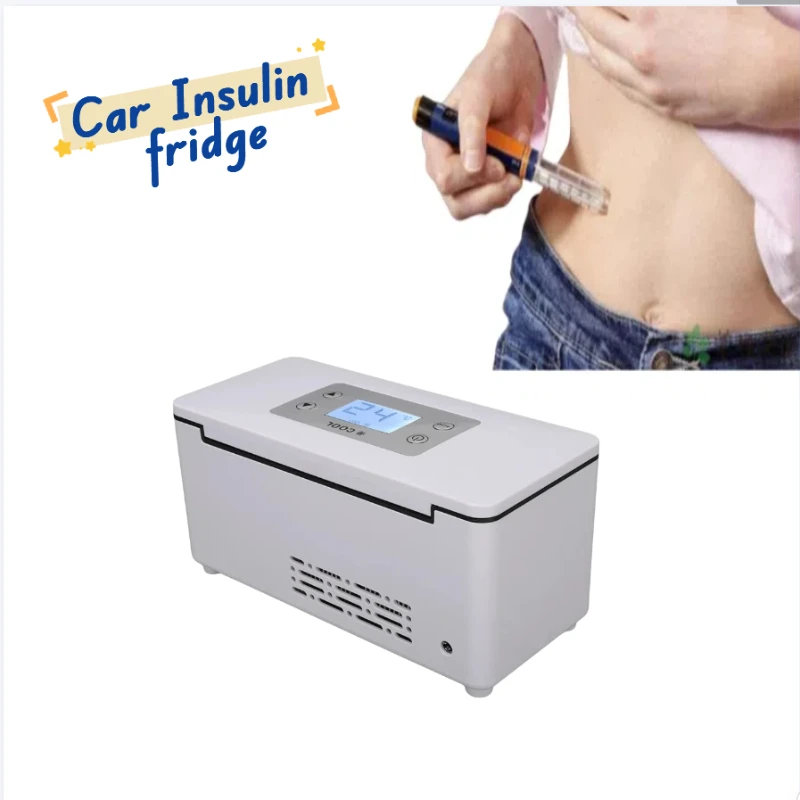 Insulin Cooling Fridge Medicine Cool Refrigerator 2-18 Degree Changeable Storage Bag Car Refrigerator Outdoor Travel Drug Fridge