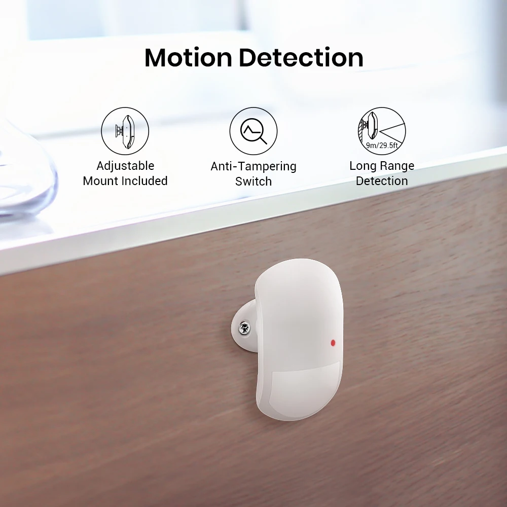 BroadLink S3 Wi-Fi Smart Motion Sensor PIR Detector for Smart Home, Compatible with Alexa & Google Assistant(S3 HUB Required)