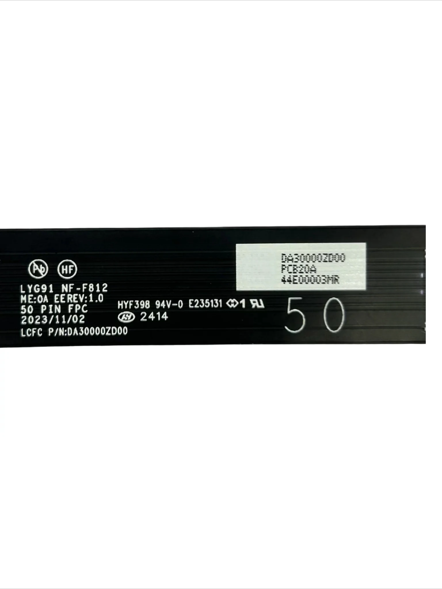 For Lenovo Yoga Book 9 13IMU9 IO board line 5C10S31088 NF-F812