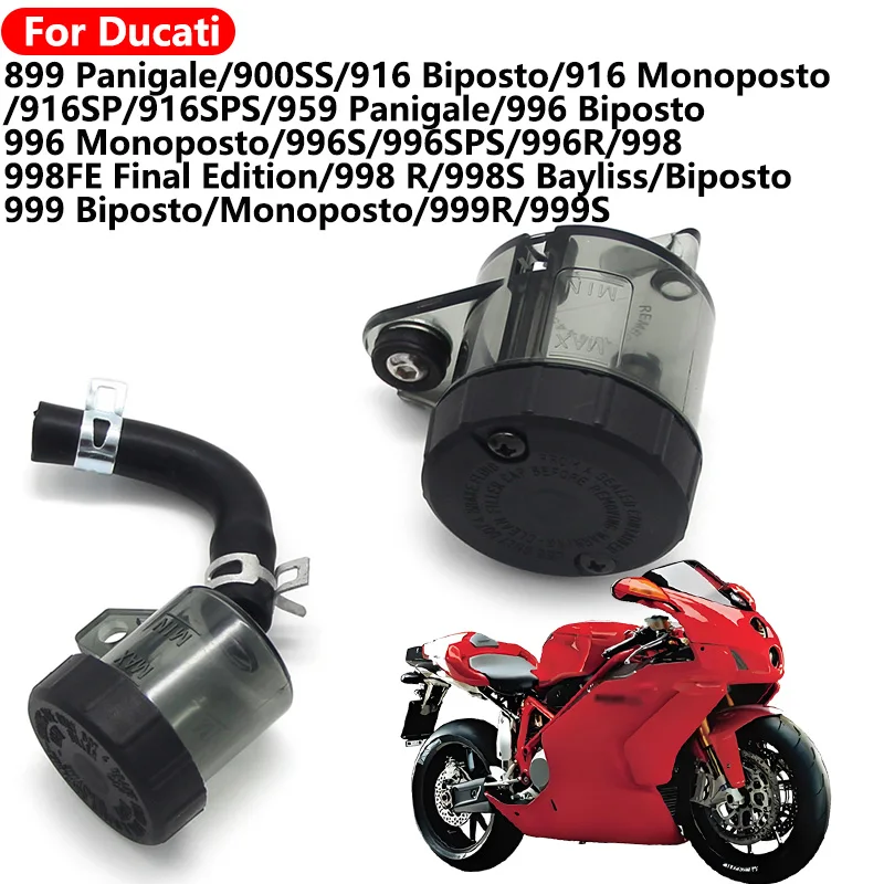 Front Rear Brake Clutch Master Cylinder Fluid Reservoir For Ducati 899 Panigale 900SS 916 959 996 998 998FE 999 Hypermotard 796
