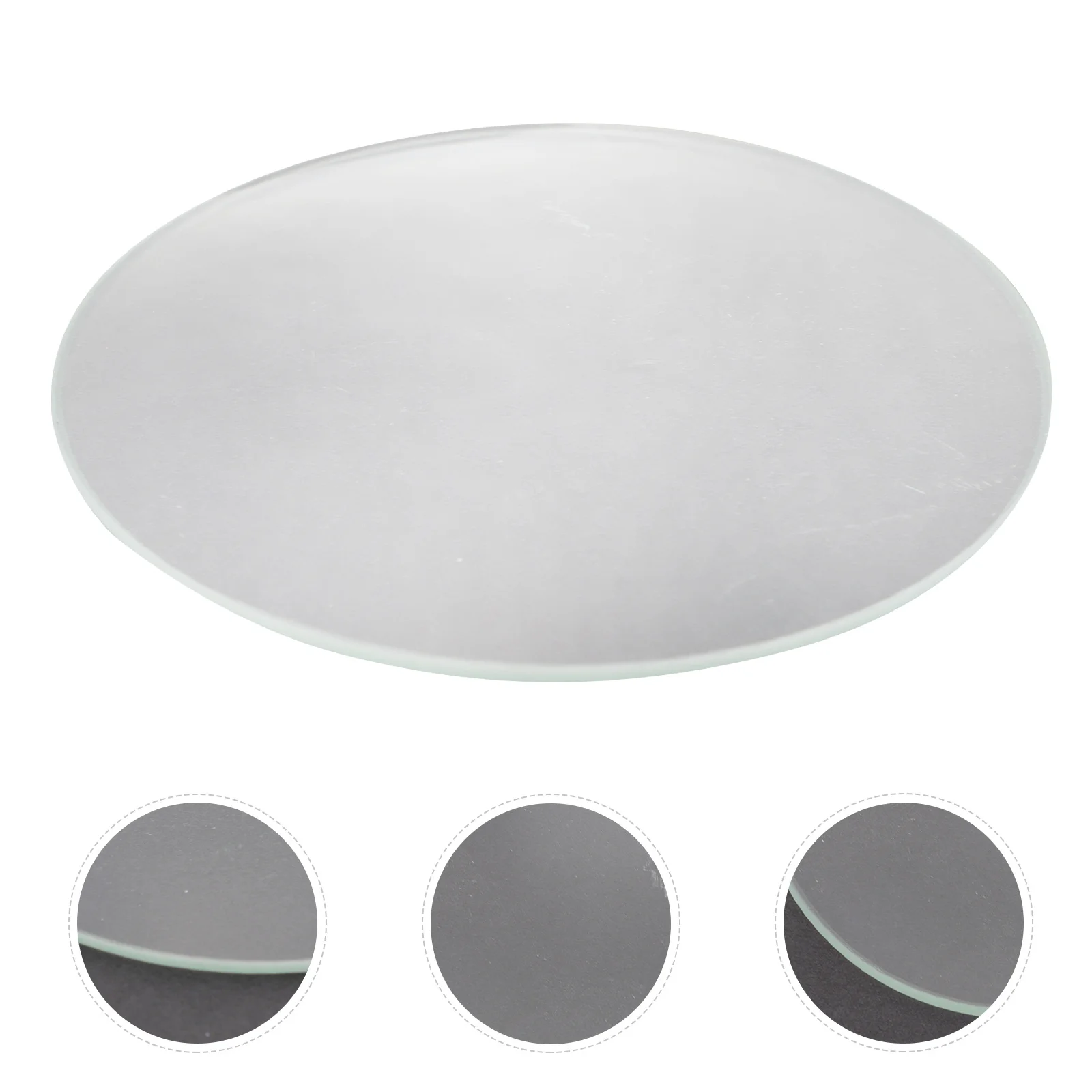 

10 pcs Heat Resistant Glass Watch Glass Flat Round Clear Lab Evaporating Dish Durable Beaker Cover For School Science Experiment