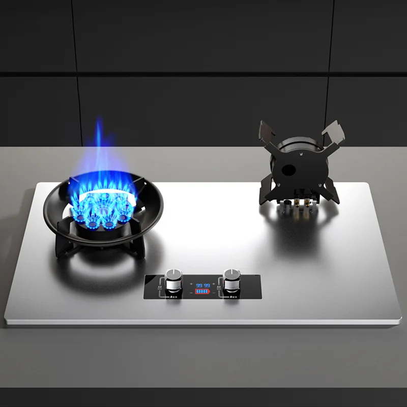 매직 디스크 스토브 접이식 플립탑 고출력 내장형 가스 바이럴 플립탑 듀얼 버너