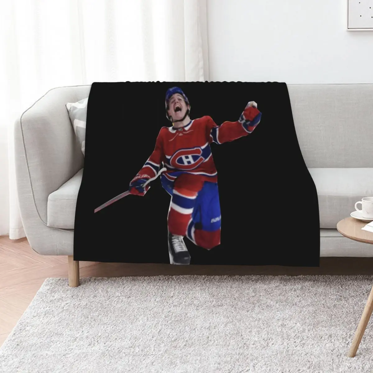 Плед GOAL CAUFIELD, мягкий и теплый, можно стирать в машине