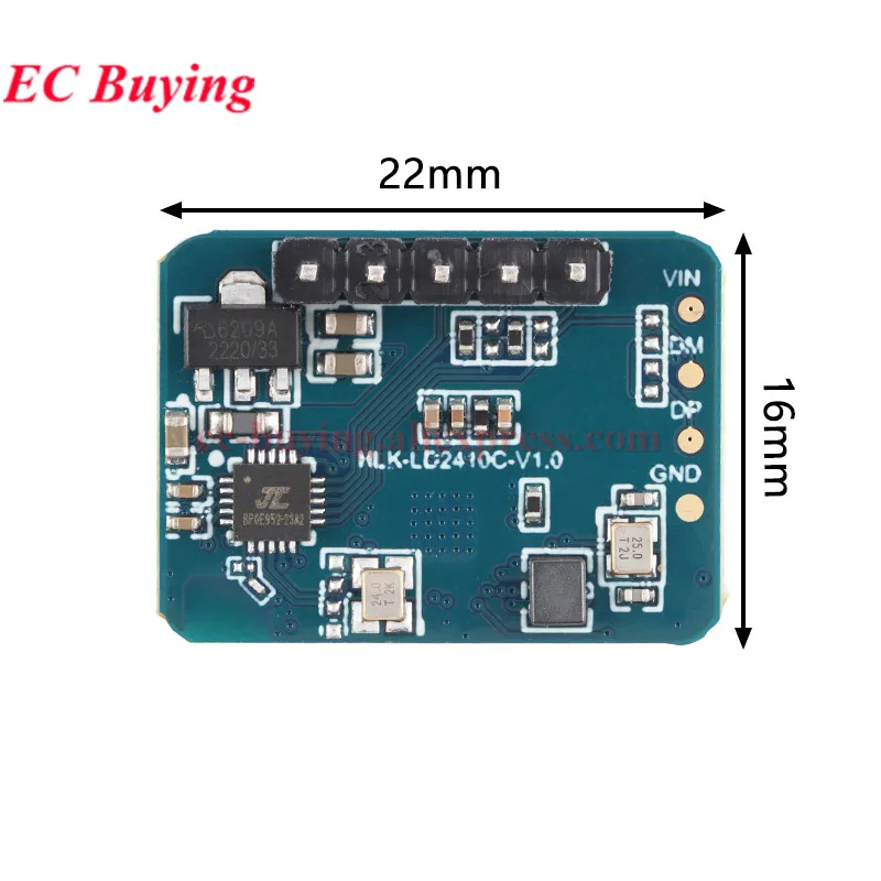 Moduł czujnika radarowego FMCW 60 GHz HLK-LD6002 LD6002B LD6002C 60G, alarm oddechu człowieka, wykrywanie tętna, wykrywanie upadków, wykrywanie oddechu — zdjęcie produktu 3