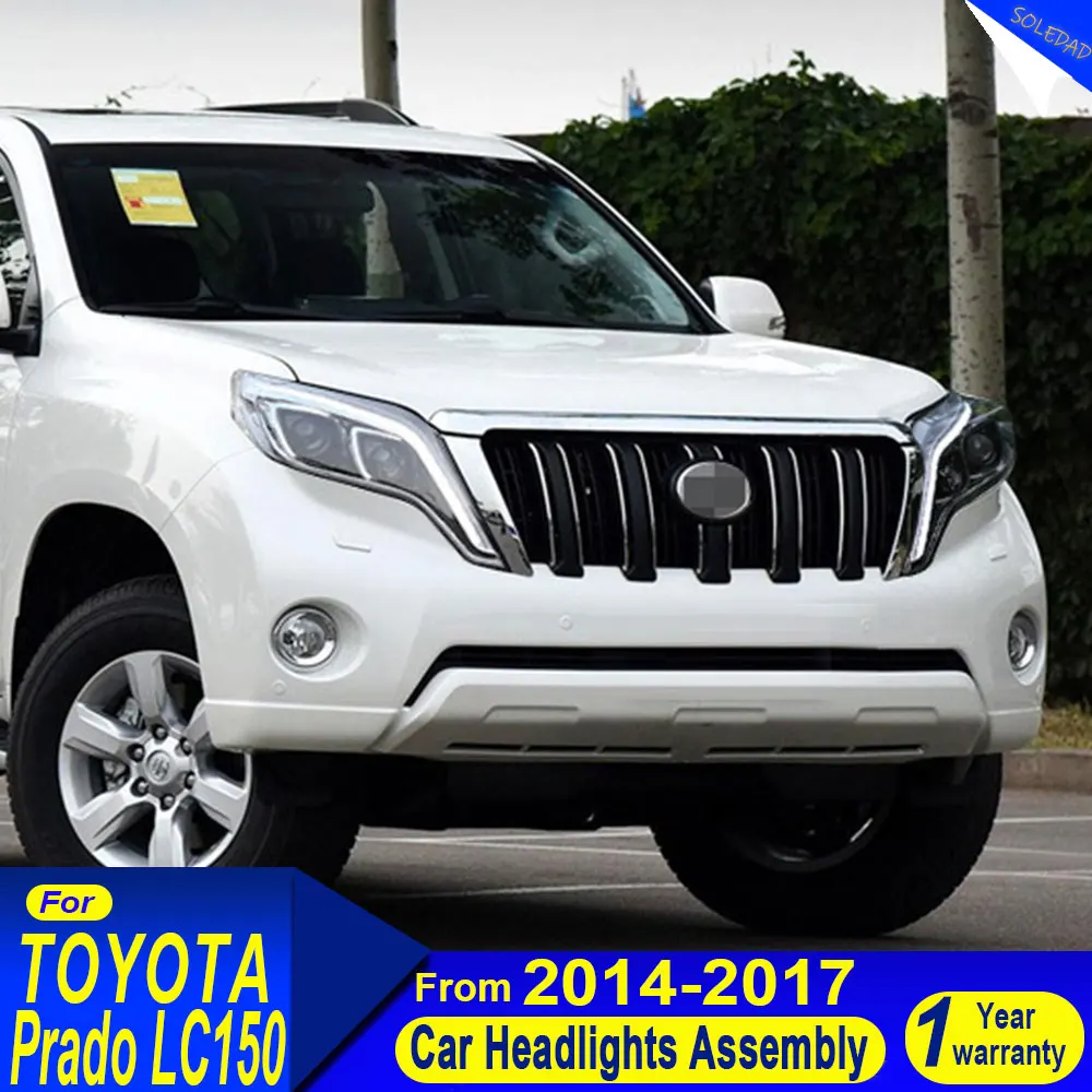

Car headlights For Toyota 2014-2017 Prado LC150 Headlight Upgrade DRL Front Lamp LED Dynamic Turn Signal Projector Lens Auto