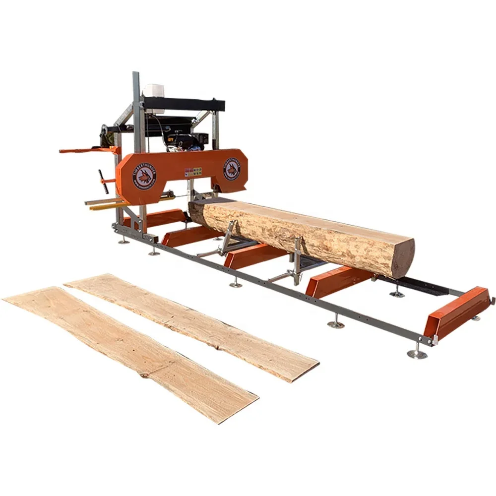 wood saw machines band sawmill portable sawmill with trailer