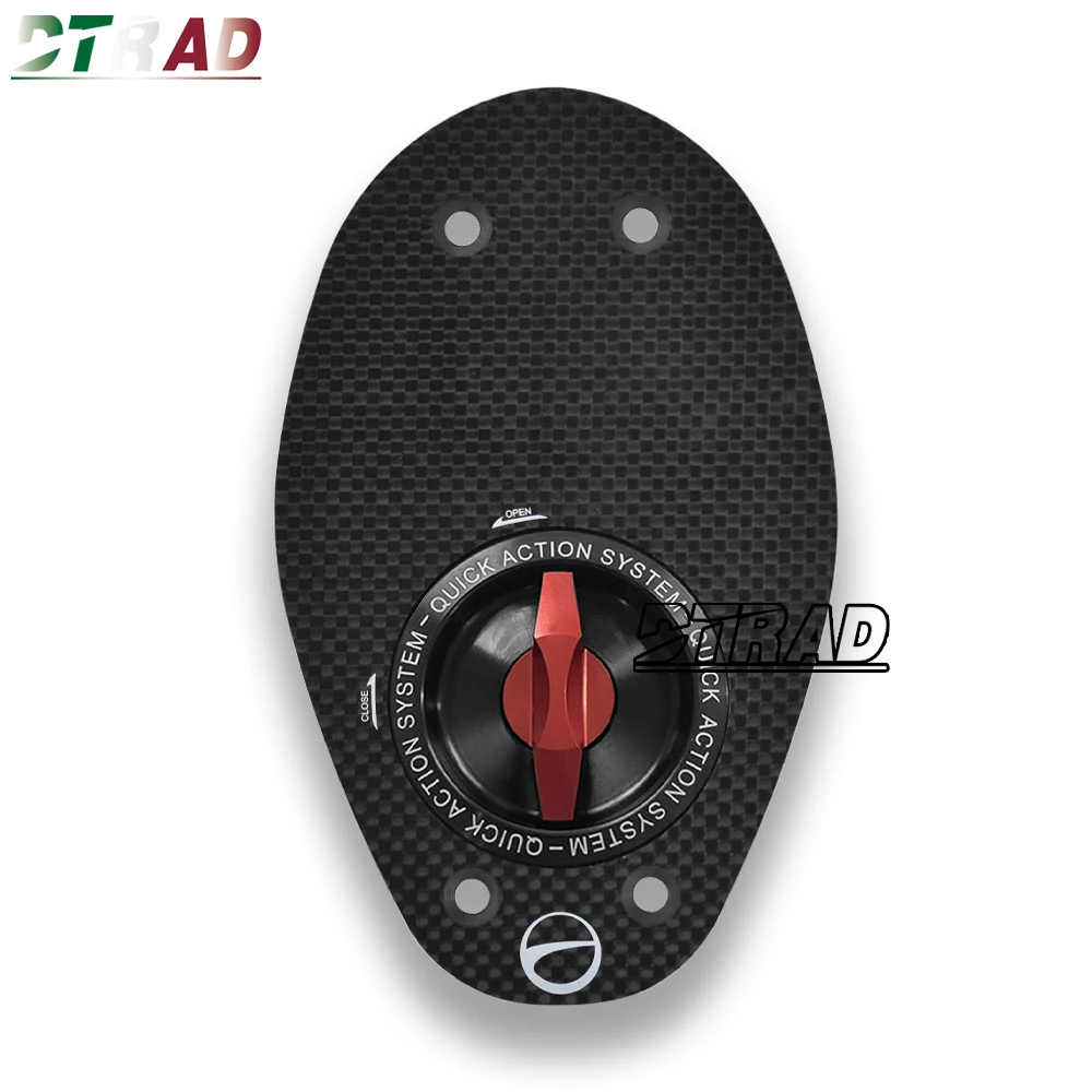 Motorcycle Matte Carbon Fiber Keyless Fuel Tank Cap  For DUCATI 749 999 R S MULTISTRADA SPORT 1000/S GT1000 Gas Oil Petrol Cover
