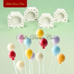 Moule en silicone pour mini ballon nar3D, moule à chocolat har ant, moules à bougies en argile gumpaste bricolage, outil de décoration de gâteau, ustensiles de cuisson, ensemble de 2 pièces