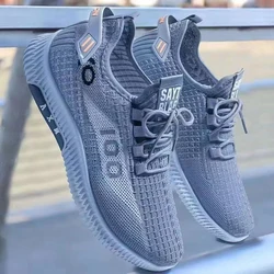 Men's Shoes Breathable Mesh Casual Sports Shoes Soft Bottom Non-slip Sneakers Male Walking Casual Shoes 2022 Spring and Summer