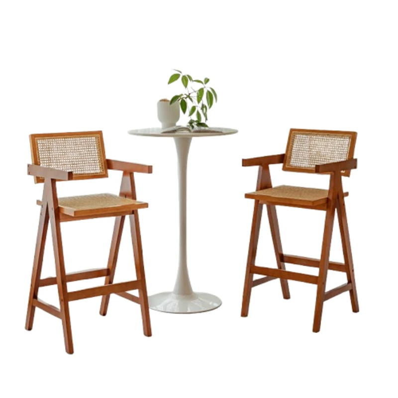 Peiqi الشمال ضوء كراسي بار فاخرة الحديثة انتظار كراسي عالية مريحة الاستقبال مكافحة Restaurante Muebles Furnitu #2