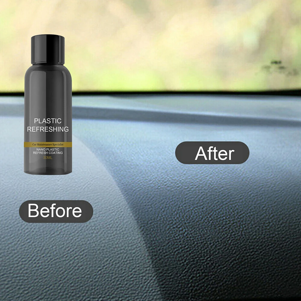 Plastic Refreshing Coating Agent Protective Dust Proof Waterproof Plastic Restorer Reliable High Temperature Resistant for Car