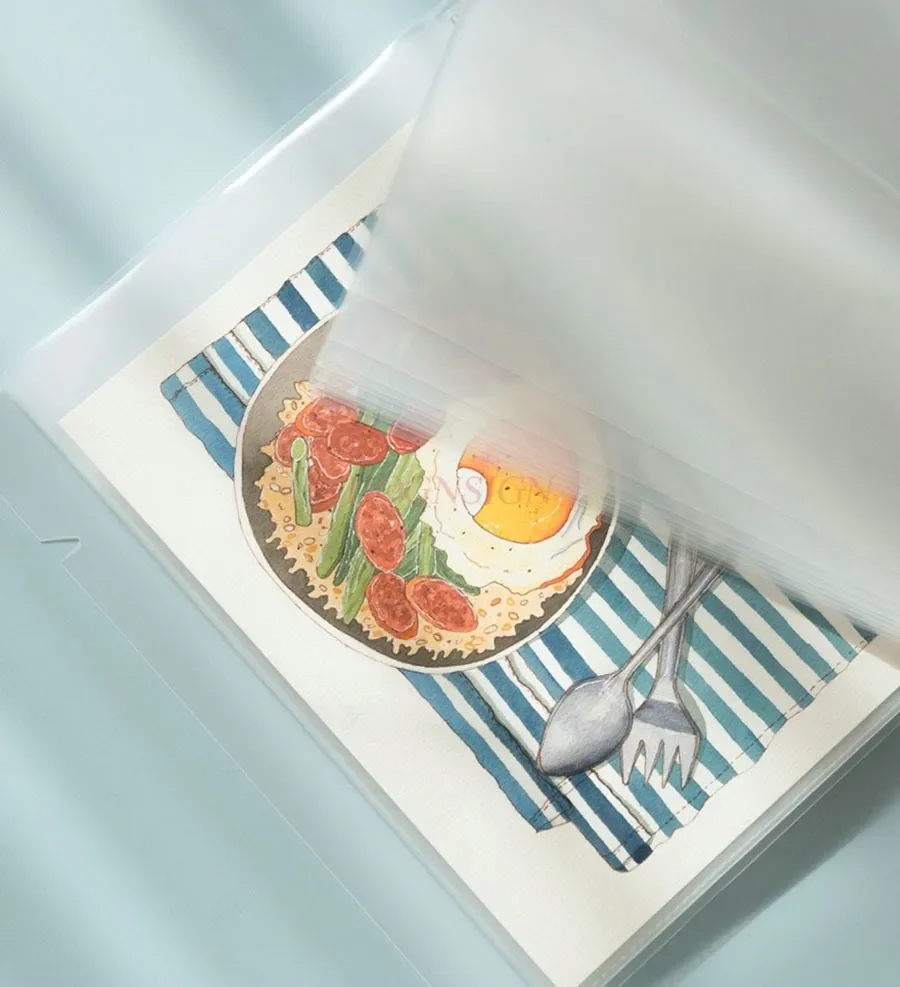 

supplies information book organizer A4 folder transparent insert paper storage bag office