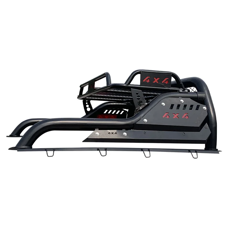 

Для пикапа Tundra: специальная рама-кенгурятник для бездорожья, устанавливаемая в штатное отверстие, с функцией стабилизатора и рамой-корзиной.