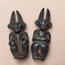 Iron stone Hongshan Culture meteorite skull man ornament crafts, a variety of options