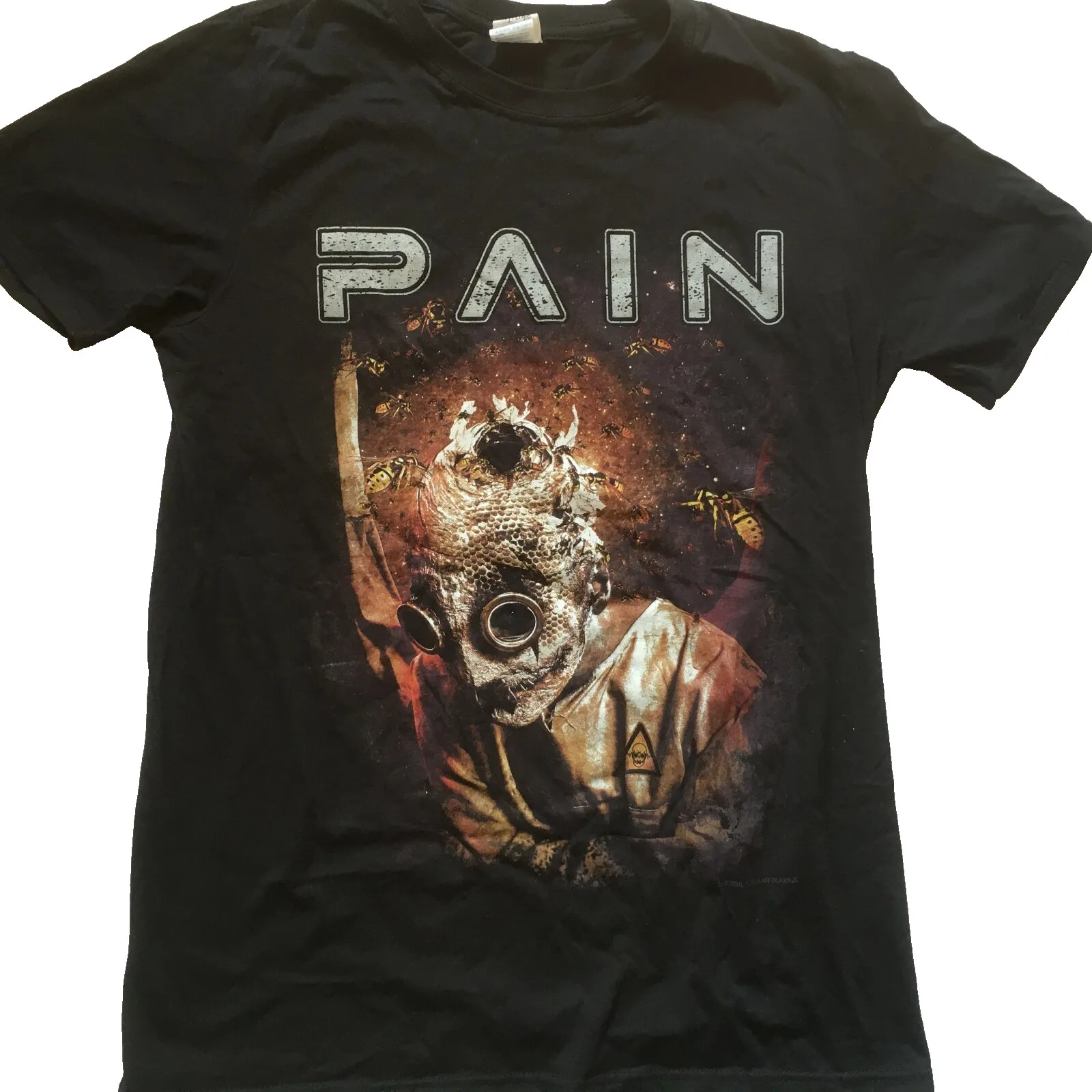PAIN Peter Tägtgren SWEDEN HEAVY METAL INDUSTRIAL T-SHIRT BLACK SZ MEDIUM