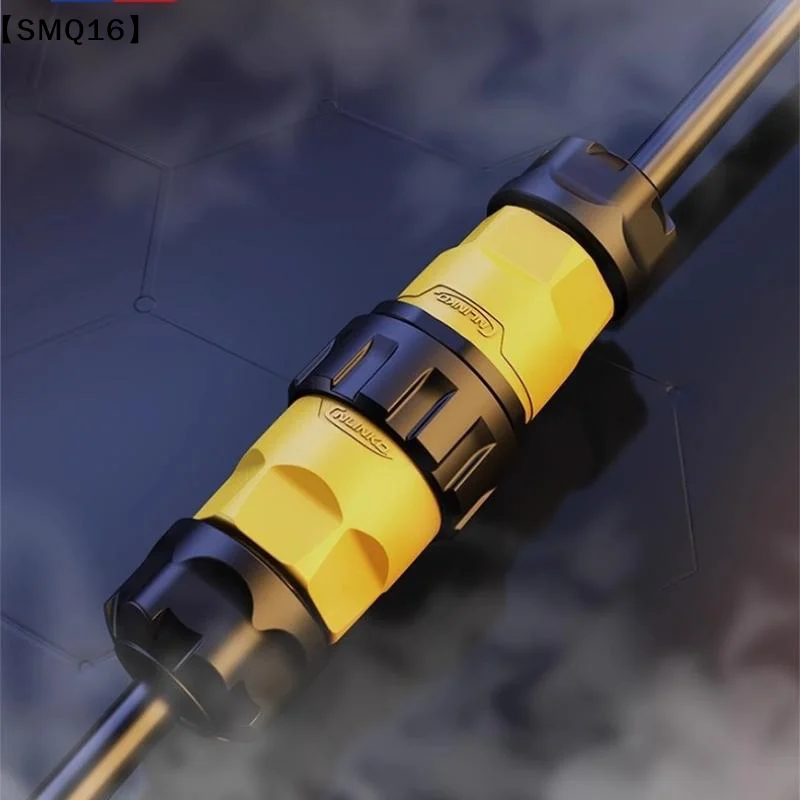 YM20 Waterproof Plastic RJ45 CAT6 Ethernet Signal Connector Plug Socket Cable Adapter For LED Display Scree Router【SMQ】